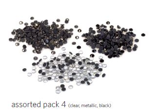 Silhouette Rhinestones: Clear, Metallic, Black Silhouette Rhinestones: Clear, Metallic, Black